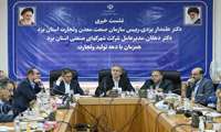 گزارش تصویری/نشست خبری مشترک شرکت شهرکهای صنعتی و رئیس سازمان صمت استان یزد