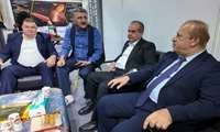 بازدید رئیس اتحادیه صادرکنندگان اربیل از پاویون یزد در نمایشگاه صنعت ساختمان
