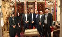 بازدید مدیرعامل شرکت شهرک‌های صنعتی استان یزد از نخستین نمایشگاه ملی گردشگری یزد