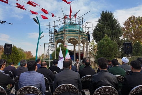 برگزاری اولین سالگرد شهید گمنام به همت شرکت شهرکهای صنعتی استان یزد