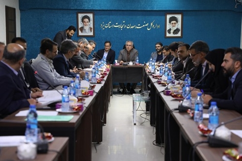  تصمیم گیری برای 9 مسئله صنعت استـان یزد  در هفتصد و نوزدهمین کارگروه تسهیل و رفع موانع تولید