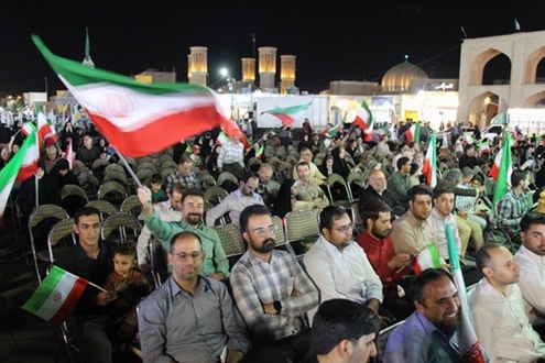 حضور پرشور کارکنان شرکت شهرکهای صنعتی استان یزد در پردهمایی«کارمند انقلابی، میدان دار خدمت»
